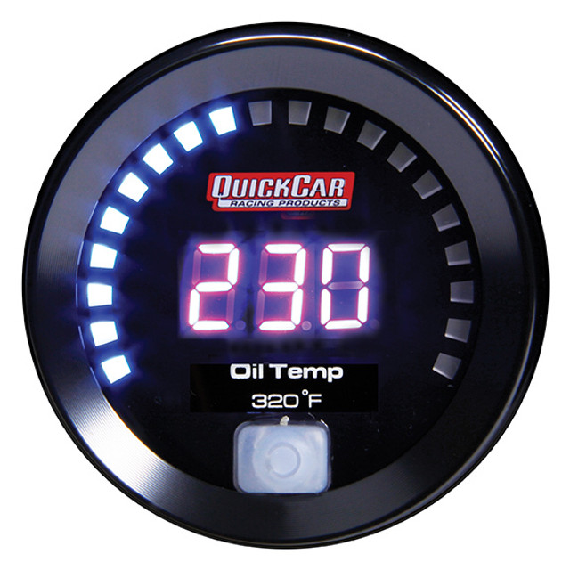 Quickcar Racing Products Digital Oil Temperature Gauge 100-320 QRP67-009