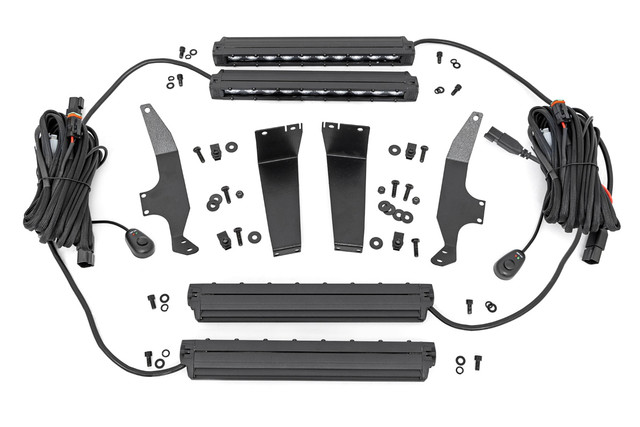 Rough Country LED Lights 10in Black Ford Super Duty F250 RCS70898