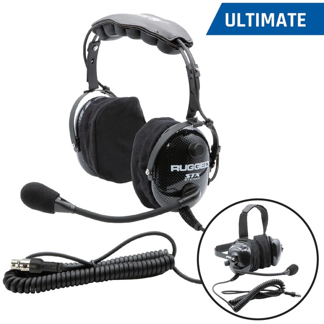 Rugged Radios Headset Behind The Head Ultimate Offroad Plug RGRH42-STX