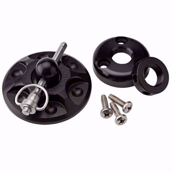 Ring Brothers Universal Round Hood Pin Kit Black RIB9111B