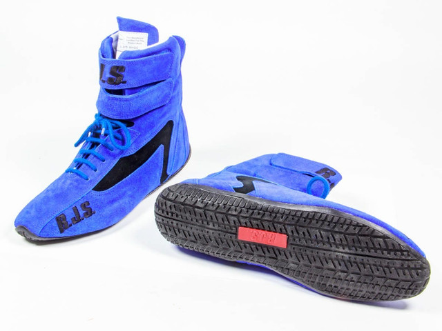 Rjs Safety Redline Shoe High-Top Blue Size 10 Sfi-5 500010356