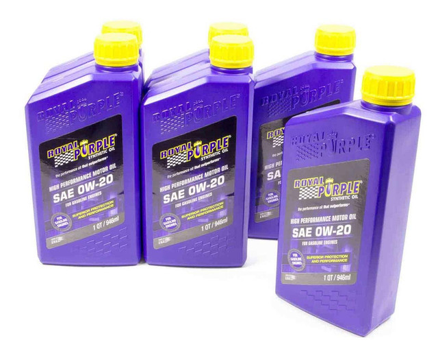 Royal Purple 0w20 Multi-Grade SAE Oil Case 6x1 Quart ROY06020