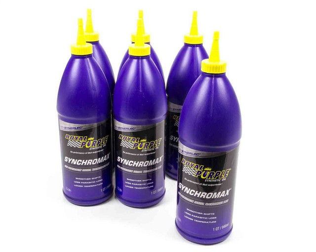 Royal Purple Synchromax Manual Trans Fluid Case 6x1qt Bottles ROY06512