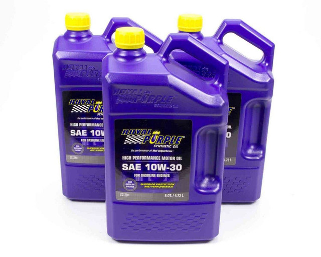 Royal Purple 10w30 Multi-Grade SAE Oil 3x5qt Bottles ROY53130
