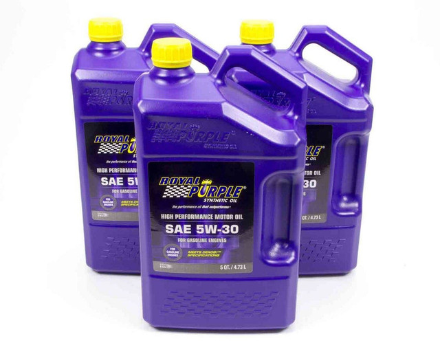 Royal Purple 5w30 Multi-Grade SAE Oil 3x5qt Bottles ROY53530