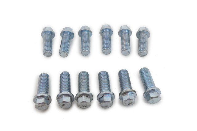 Racing Power Co-packaged Stainless Header Bolts 6-Point Head 12 Pcs. RPCR0938S