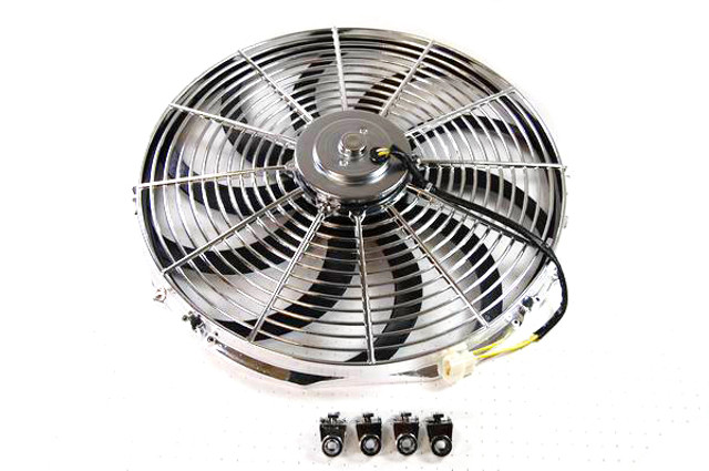 Racing Power Co-packaged 16In Electric Fan Curved Blades RPCR1207