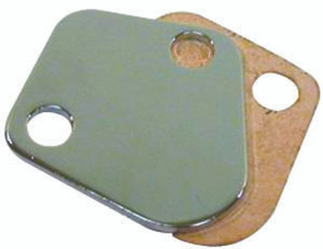 Racing Power Co-packaged BBC Fuel Pump Block-Off Plate RPCR2058