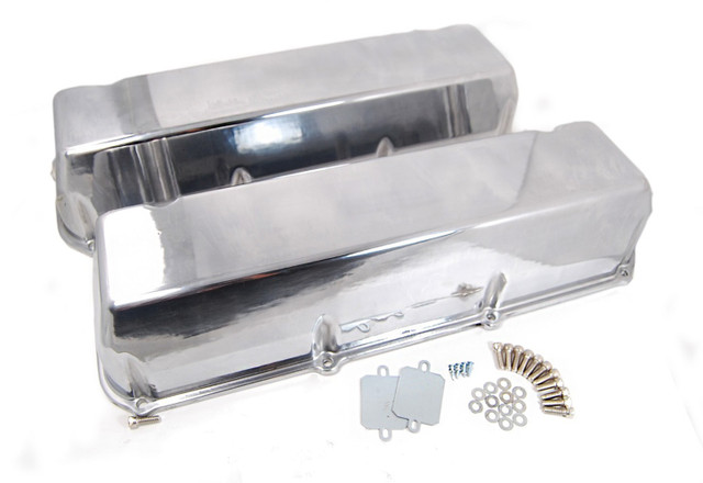 Racing Power Co-packaged Aluminum Valve Covers Ford 429-460 w/o Hole RPCR6288