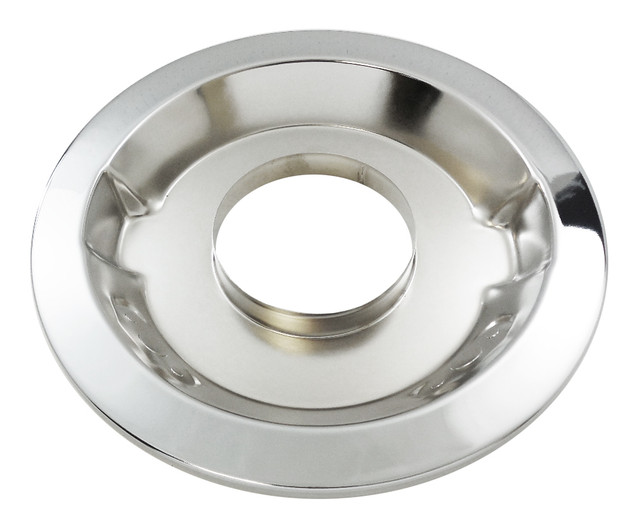 Racing Power Co-packaged Air Cleaner Base 14In Hi -Lip - Chrome RPCR7195B