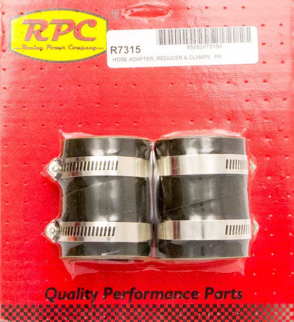 Racing Power Co-packaged Radiator End Rubber Hose End 2in x 1.5in RPCR7315