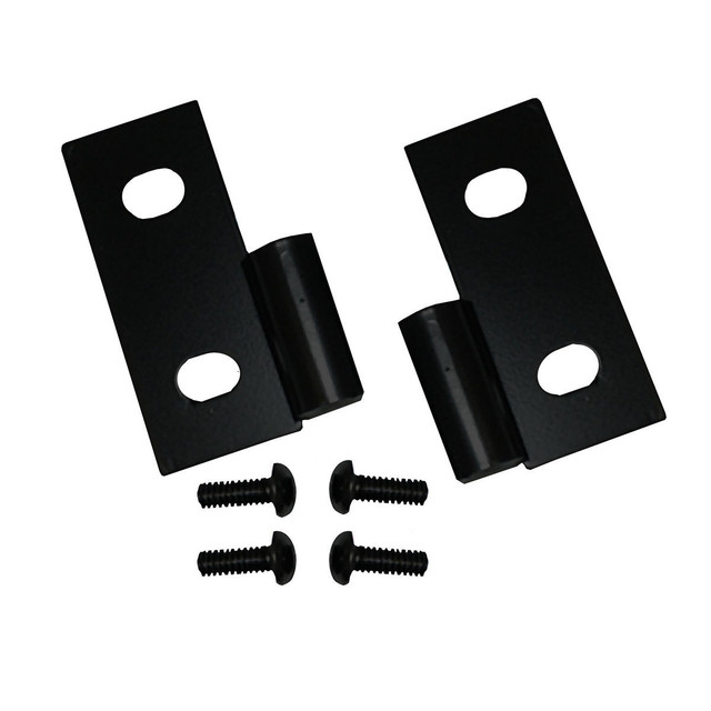 Rugged Ridge Lower Door Hinge Bracket s  Black 76-06 Jeep CJ RUG11202.03