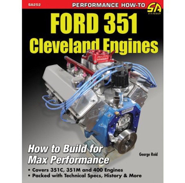 S-a Books Ford 351 Cleveland Motor Build for Performance SABSA252