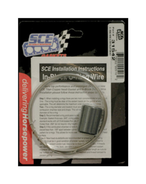 Sce Gaskets .041 SS Wire & Install Kit SCE31542