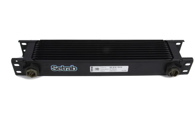 Setrab Oil Coolers Series-9 Oil Cooler 10 Row w/M22 Ports SET50-910-7612