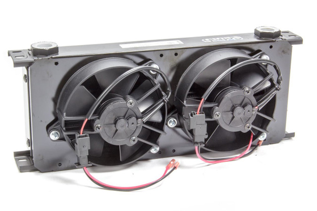 Setrab Oil Coolers Series-9 Oil Cooler -20 Row w/ Dual 12 Volt Fans SETFP920M22I