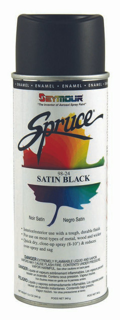 Seymour Paint Spruce General Use Semi-Gloss Black SEY98-24