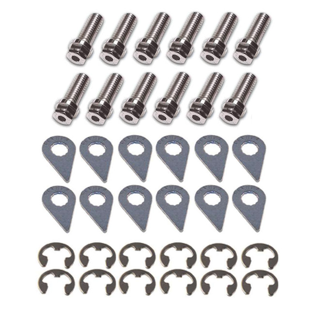 Stage 8 Fasteners Header Bolt Kit - 6pt. Mixed Sizes (12) SGE8918S