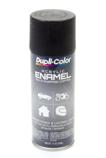 Dupli-color/krylon Semi Gloss Black Enamel Paint 12oz SHEDA1603