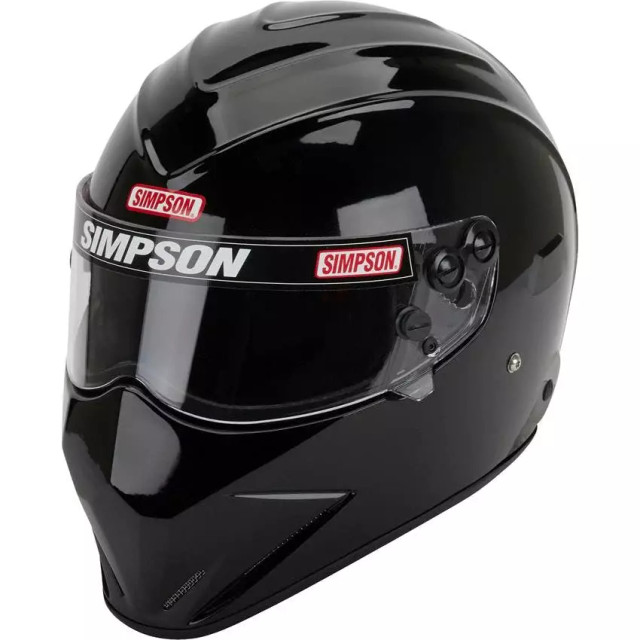 Simpson Safety Helmet Diamondback 7-1/8 Black SA2020 SIM7297182