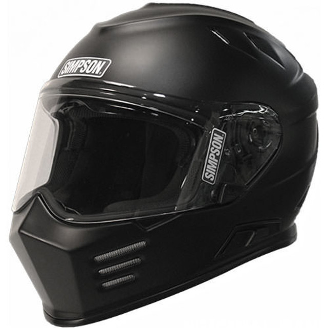 Simpson Safety Helmet Flat Black DOT Ghost Bandit X-Large SIMGBDXL3