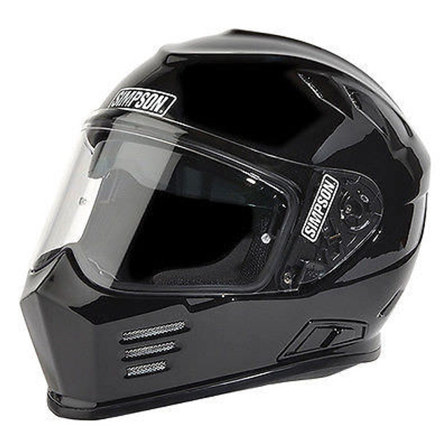 Simpson Safety Helmet Black DOT Ghost Bandit XX-Large SIMGBDXX2