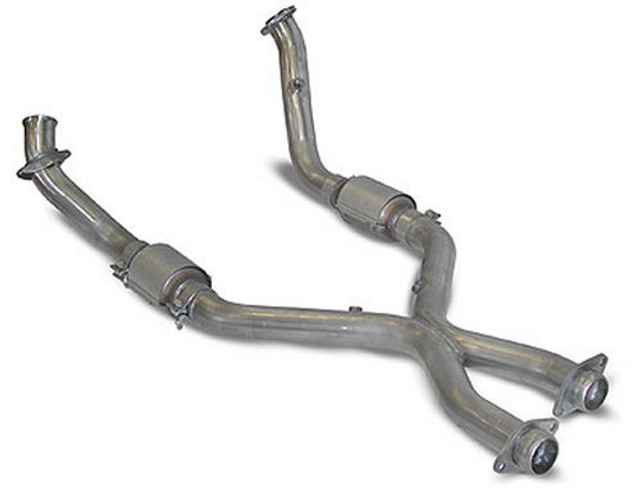 Slp Performance Crossover Pipe PowerFlo Full Assm 05-09 Mustang SLPM31538