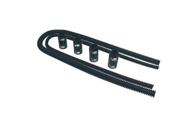 Specialty Products Company Heater Hose Kit  44in Wi th Aluminum Caps Black SPC6455