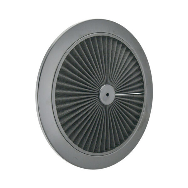 Specialty Products Company Air Cleaner Top 14in Flow-Thru Black Filter SPC7110ABK