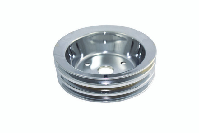 Specialty Products Company SBC SWP 3 Groove Crank Pulley Chrome SPC8963