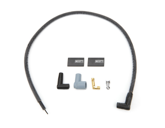 Scott Performance 48in Coil Wire Kit - Black SPWCH-CW48-1 Scott Performance 48in Coil Wire Kit - Black SPWCH-CW48-1