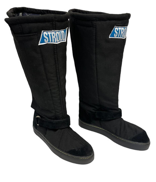Stroud Safety Boots Black Nomex Mens size 11 SFI 20 STR820-11