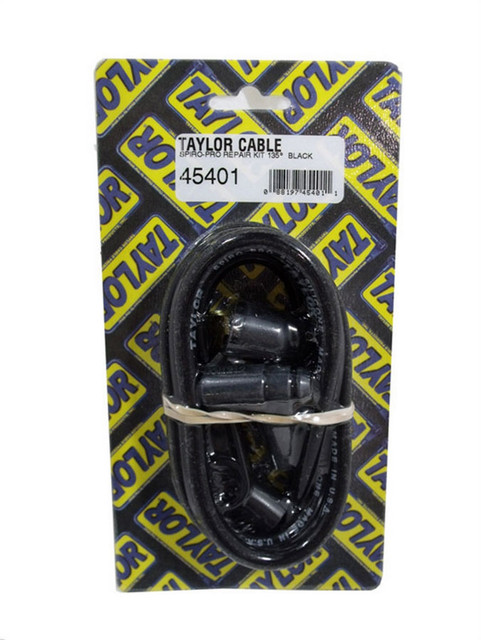 Taylor/vertex Spiro-Pro 8mm Plug Wire Repair Kit 135 deg Black TAY45401