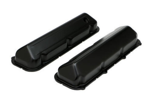 Trans-dapt 68-88 Ford 429-460 Valve Covers Black Baffled TRA8732