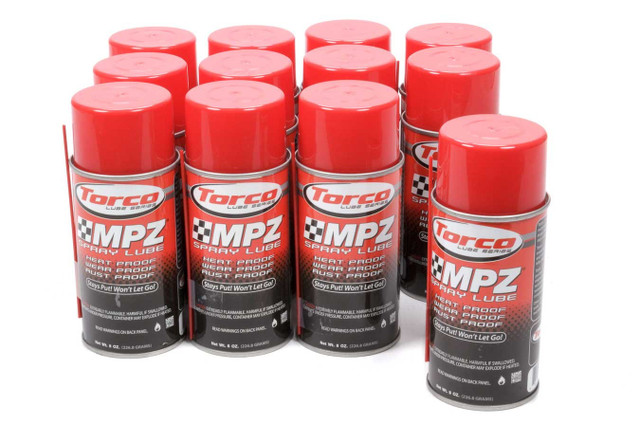 Torco MPZ Spray Lube Case 12 x 8oz. Can TRCA560000M