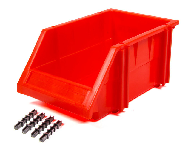 Triple X Race Components Plastic Storage Bin Red 9-1/2 x 6-1/4 x 4-1/2 TXRPA-PBIN-8077