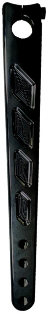 Triple X Race Components Pitman Arm Straight Broach Black TXRSC-ST-0010BLK