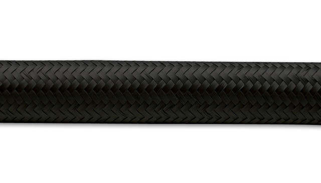 Vibrant Performance 50ft Roll of Black Nylon Braided Flex Hose -16AN VIB12003