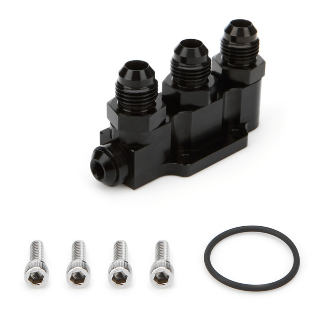 Waterman Racing Comp. Manifold Attaches To Pump 3 -6an Inlet WAT29571
