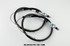 Wilwood Parking Brake Cable Kit 58-64 Impala WIL330-11986