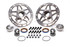 Winters Forged Alum Direct Mount Front Hub Kit Silver WIN3980C