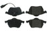 Centric Brake Parts Posi-Quiet Ceramic Brake Pads With Shims And Har 105.06871