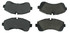 Centric Brake Parts Posi-Quiet Extended Wear Brake Pads With Shims A 106.1268