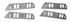 Dart Intake Spacer Plate Kit  - Bbc 10.200 24 Degree 62210001