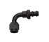 Allstar Performance Pushlock Hose End Black 90 Deg Elbow -6 (ALL49452)