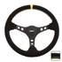 Grant 13in Yellow Stripe Race Steering Wheel Suede (GRT1080)