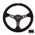 Grant 13in Red Stripe Race Steering Wheel Suede (GRT1081)