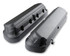 Holley 2-Piece Alm Valve Cover Set GM LS Black Finish (HLY241-187)