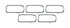 Moroso SBC 1-Piece Oil Pan Gaskets 86-Up (5pk) (MOR93182) Moroso SBC 1-Piece Oil Pan Gaskets 86-Up (5pk) (MOR93182)