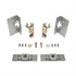 Auto-Loc Small Bear Claw Door Latches W/ Install Kit Autbcsmkt